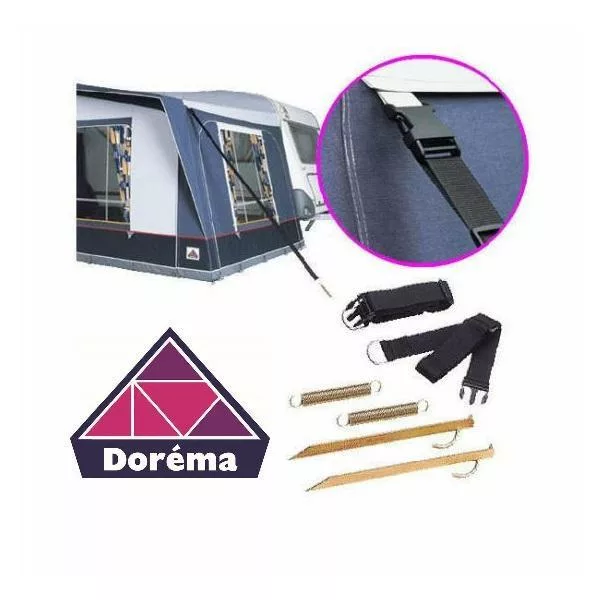 Dorema – Safe Lock System / Storm Tie Down Kit 2 Pack