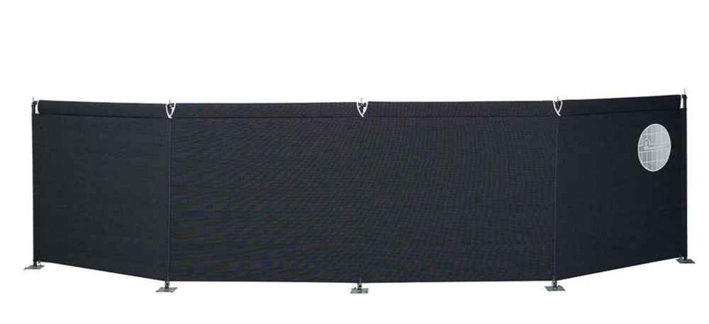 Isabella – Windscreen 2/4/6 Sided Grey Windbreak