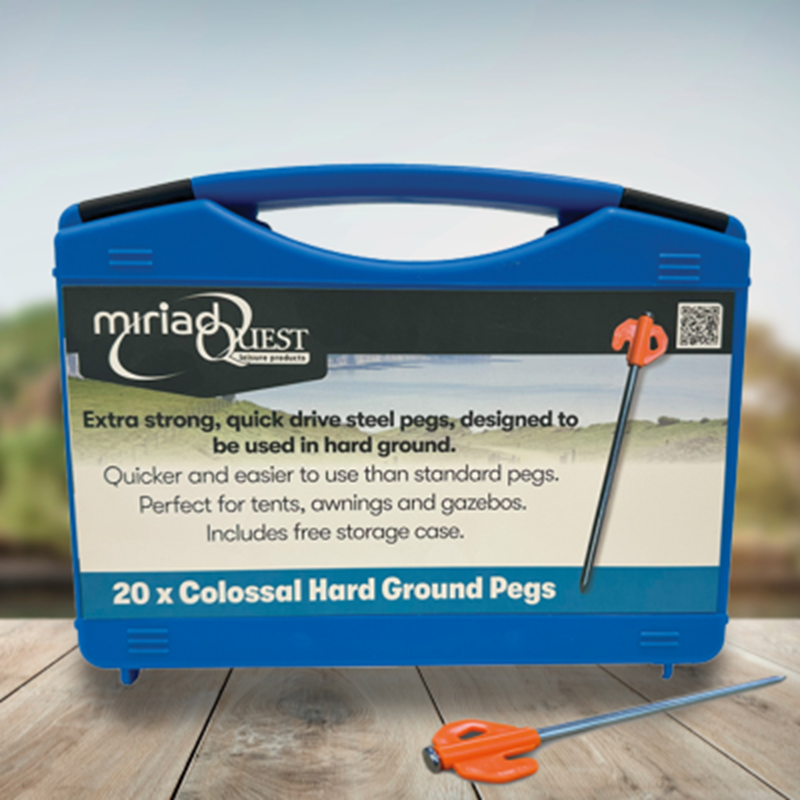 MQS – COLOSSAL HARD GROUND PEGS PACK OF 20