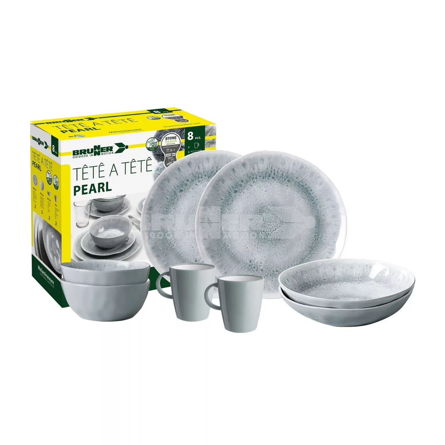 BRUNNER – T?TE-?-T?TE PEARL DINING SET