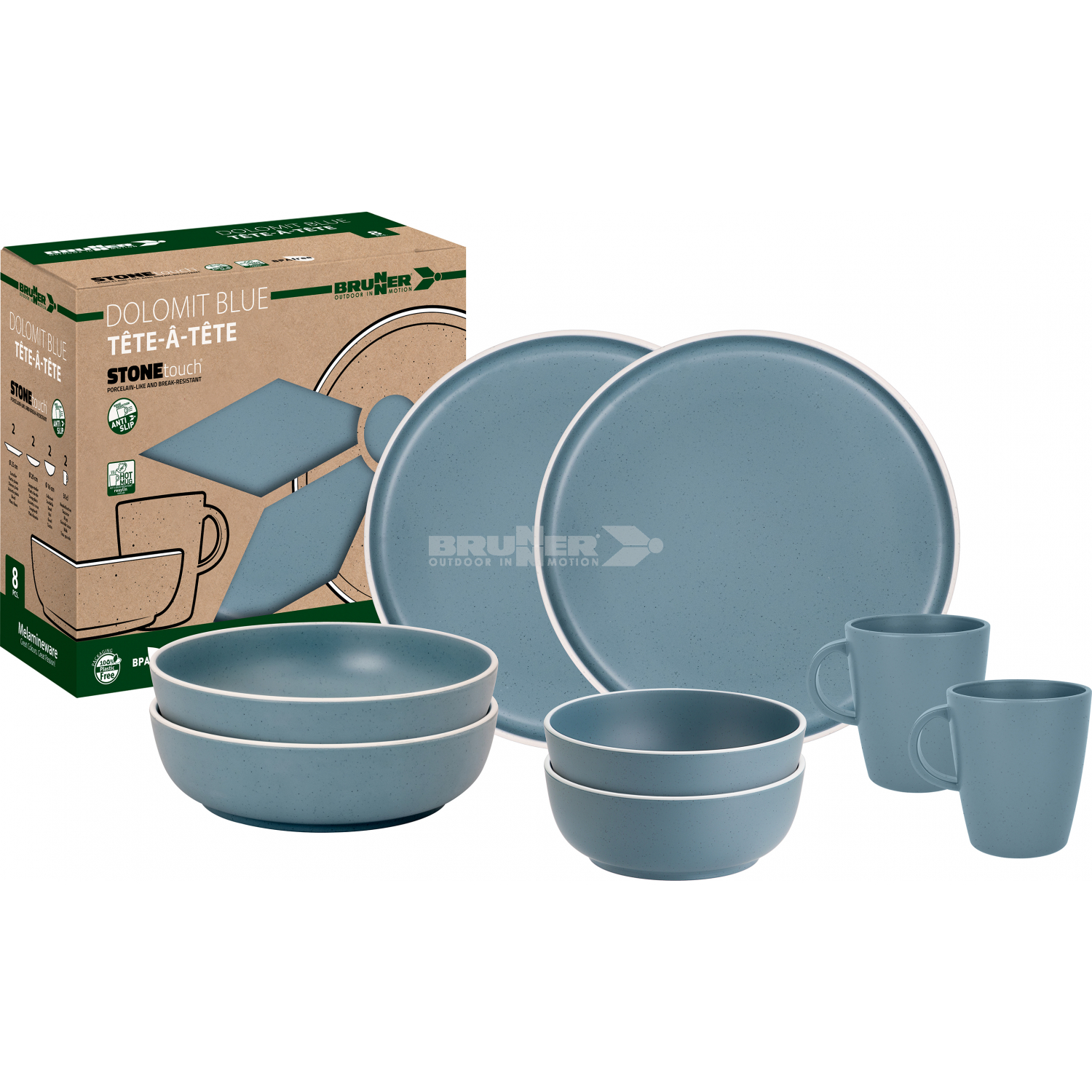 Brunner – TÊTE-Â-TÊTE Dolomit Blue