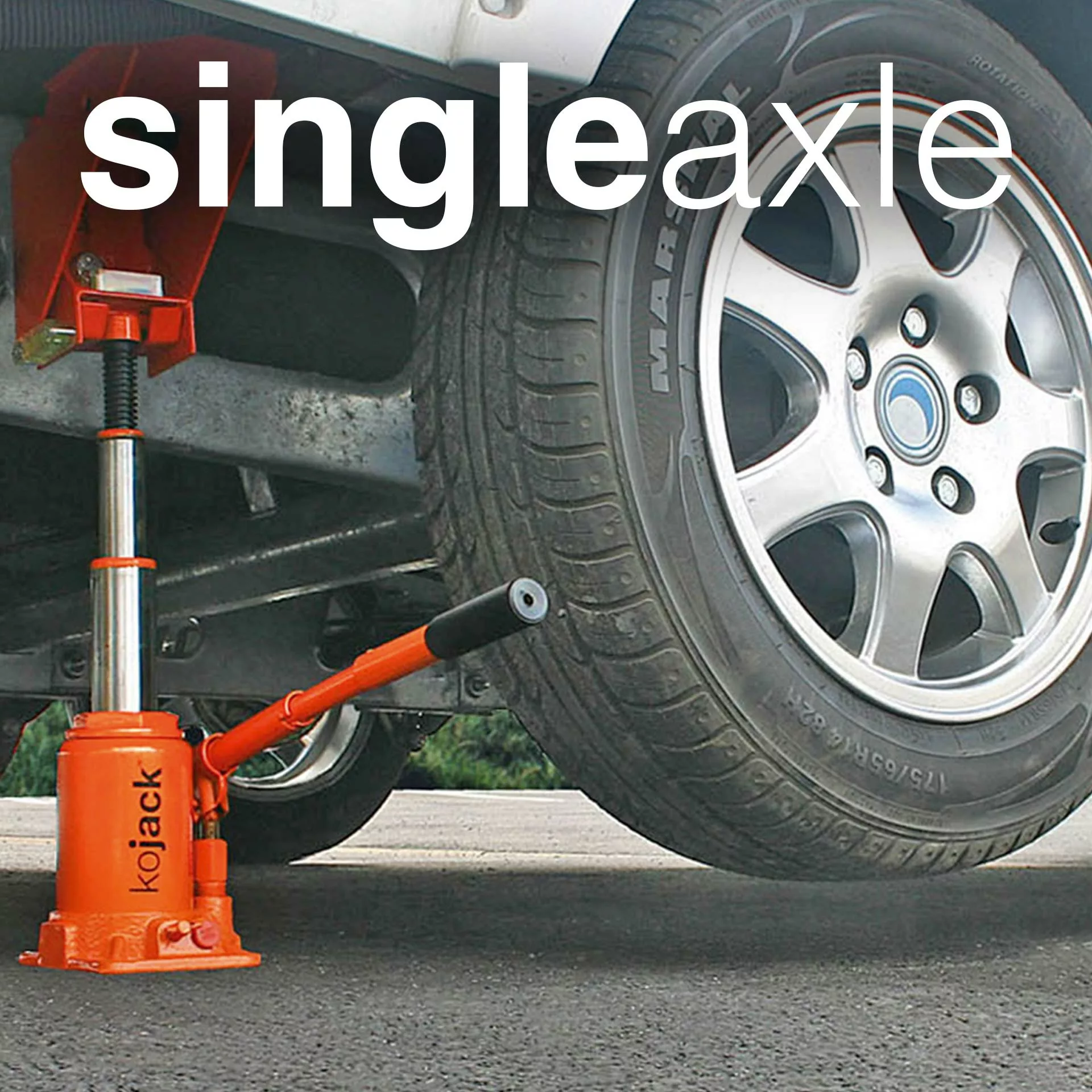 Kojack – Single Axle caravan Jack/Levelling System