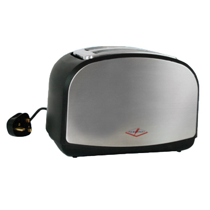 Powerpart 2 Slice Toaster – Chrome 900 Watt