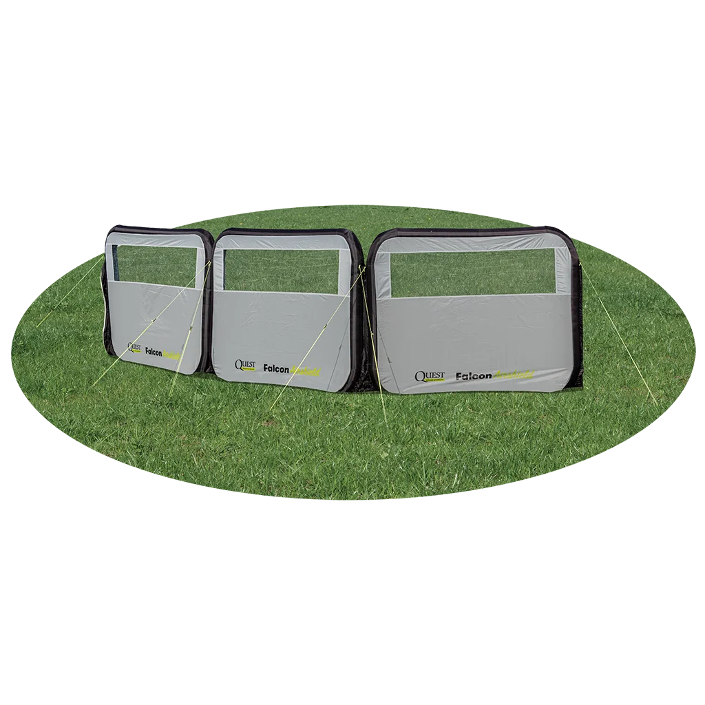 Quest Falcon Pro AirShield 500 3 Panels – Mid Grey
