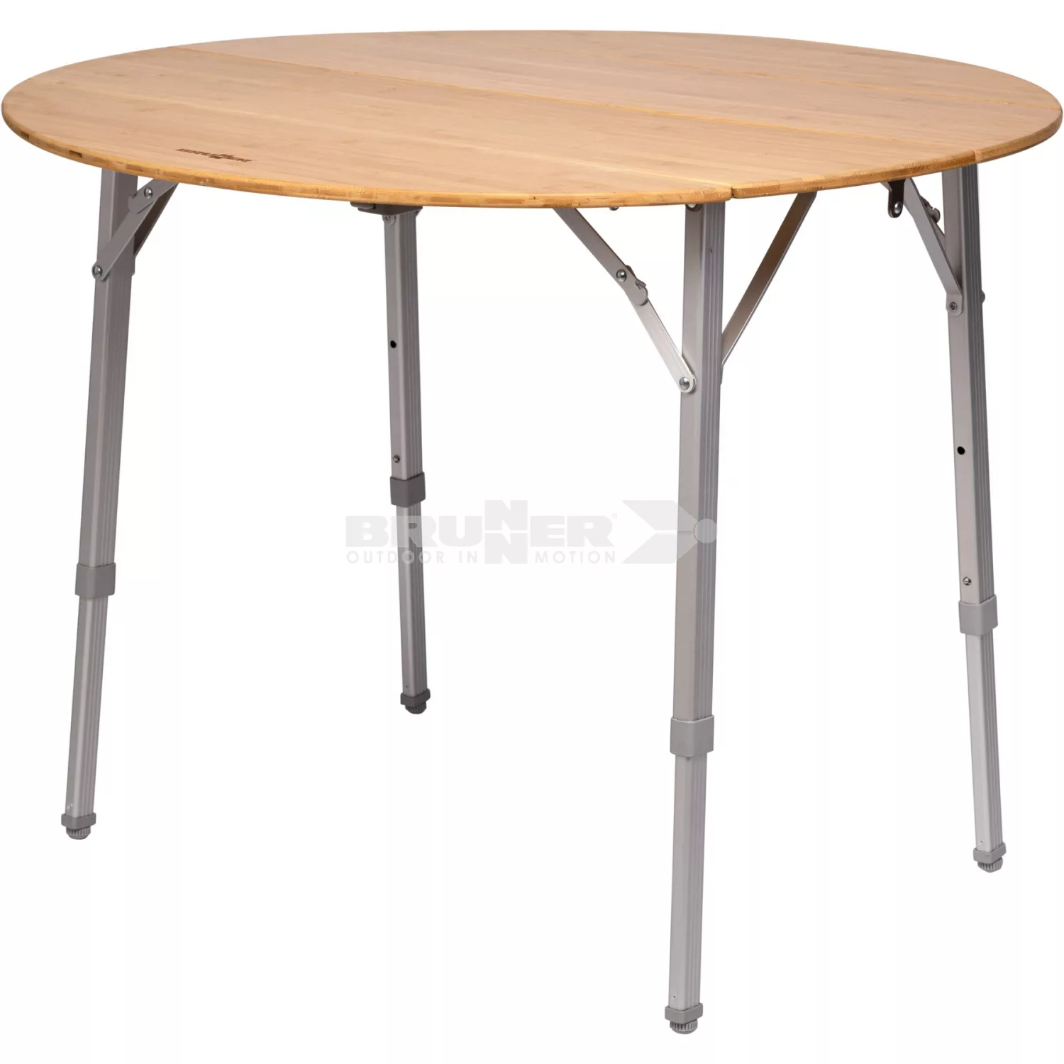 Brunner – Camperking R Round Bamboo Camping Table