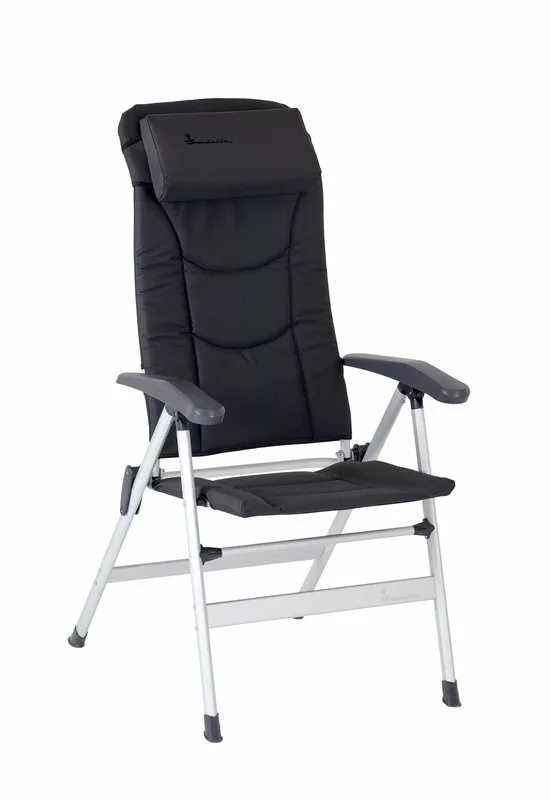 Isabella – Thor Reclining Camping Chair Dark Grey