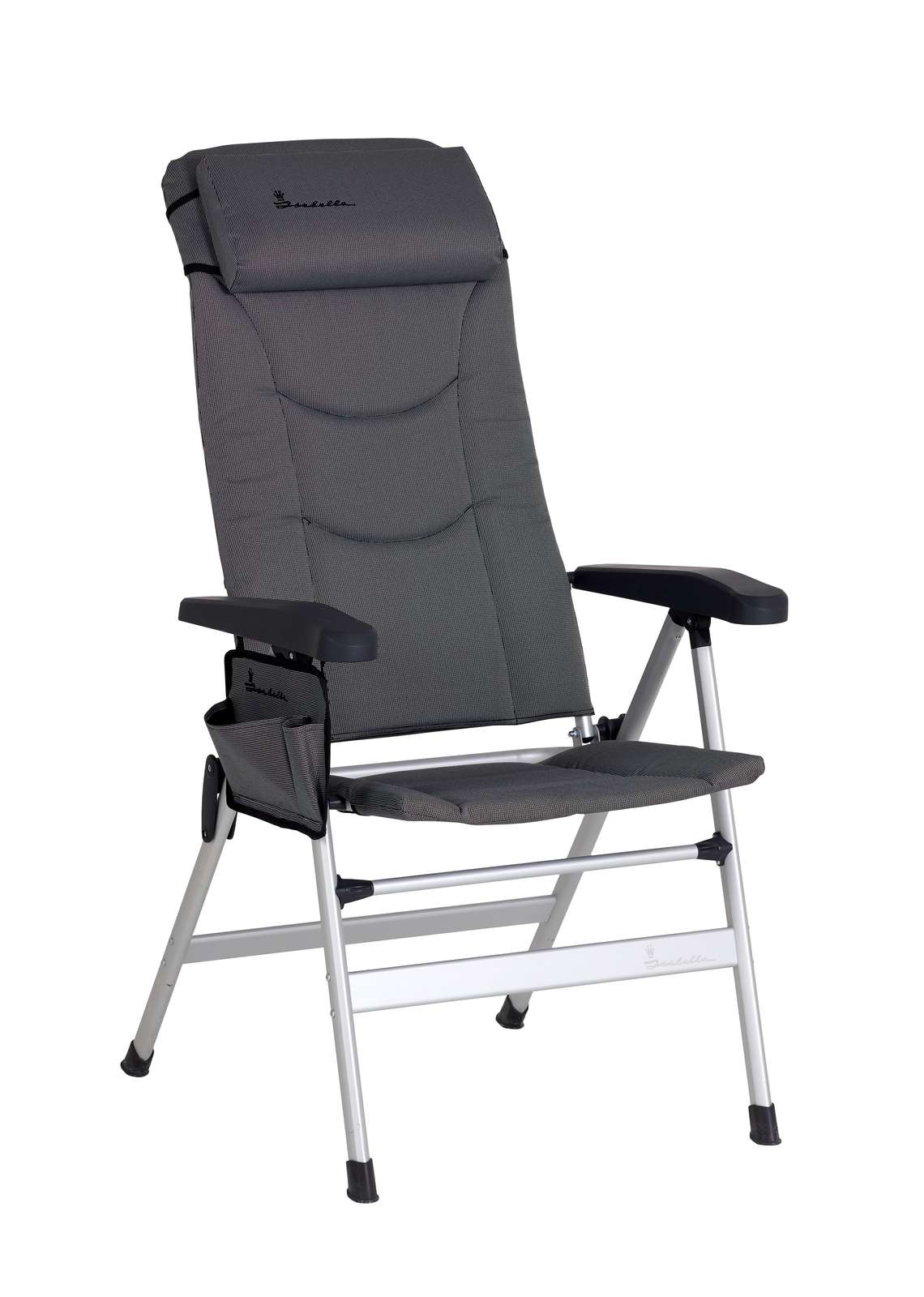 Isabella – Thor Reclining Camping Chair Light Grey