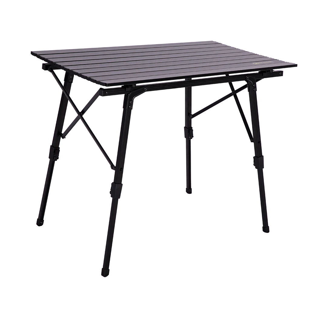 Quest Elite Brenig Slatted Table – Black