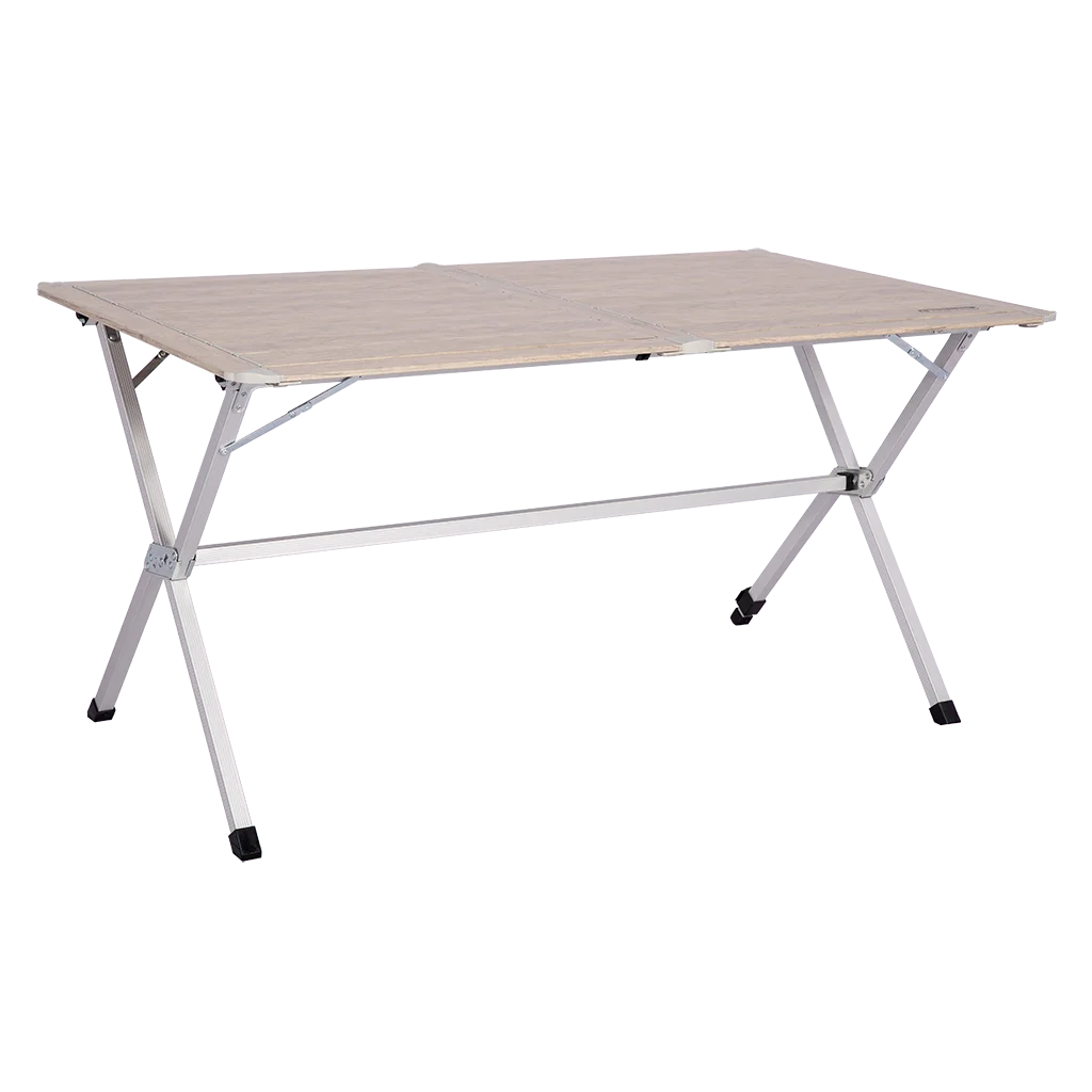 Quest Elite Derwent Slatted Table – Light Wood