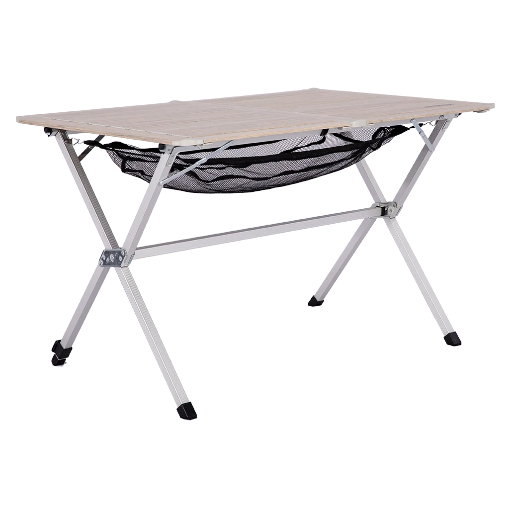 Quest Elite Neagh Slatted Table – Light Wood