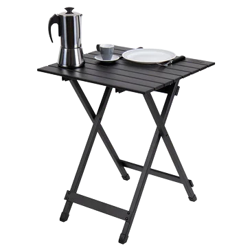 Reimo Black Aluminium Folding Table