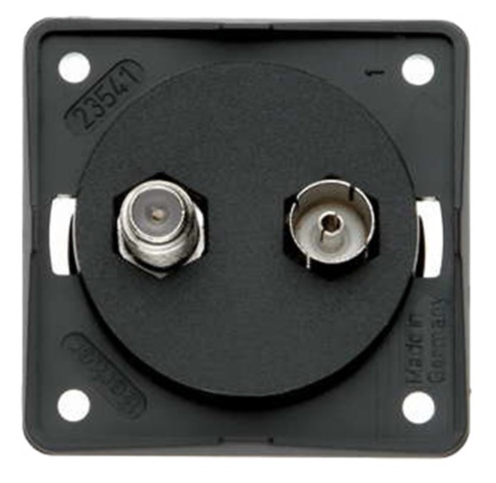 Berker TV/Satellite Point – Anthracite