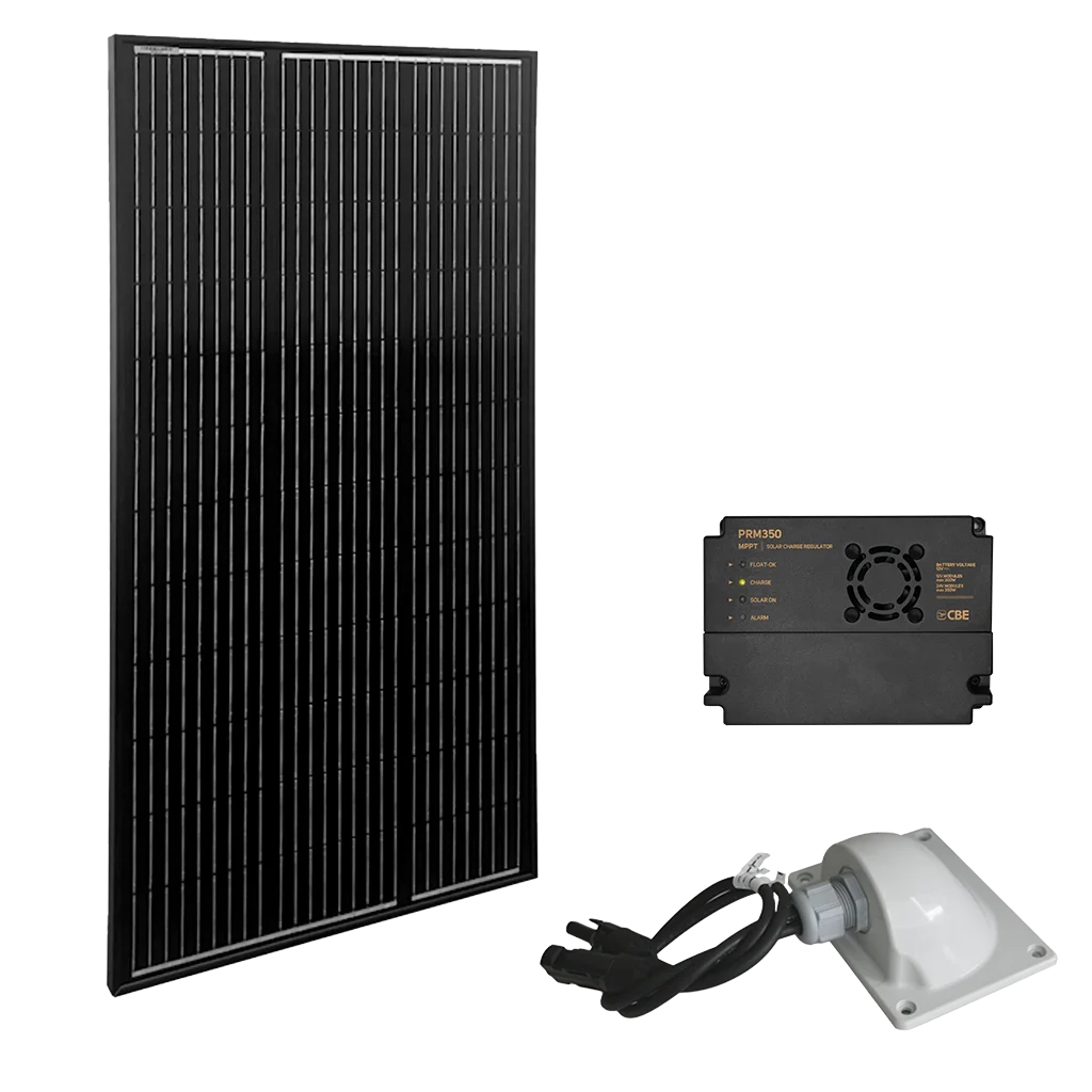 CBE 105W Solar Kit – Black