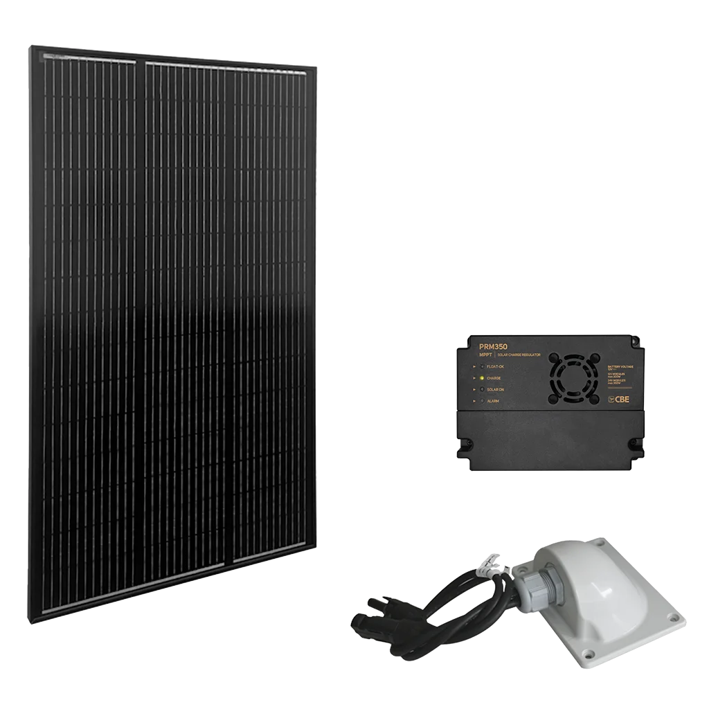 CBE 140W Solar Kit – Black