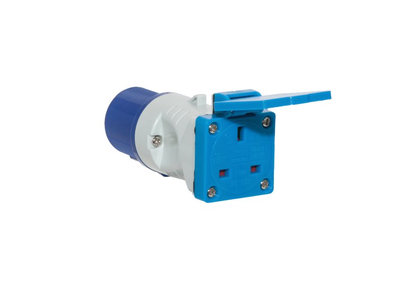 Short Conversion CEE Plug to 13 Amp Socket