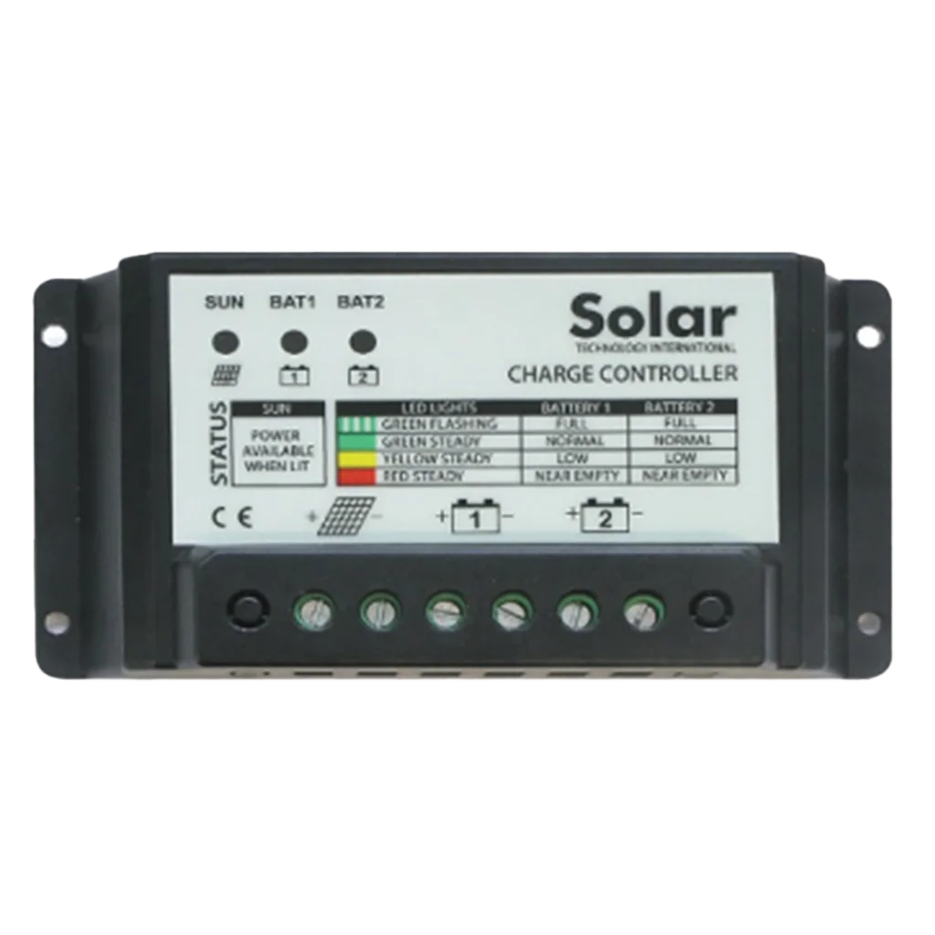 Solar Technology 20A Dual Battery Charge Controller