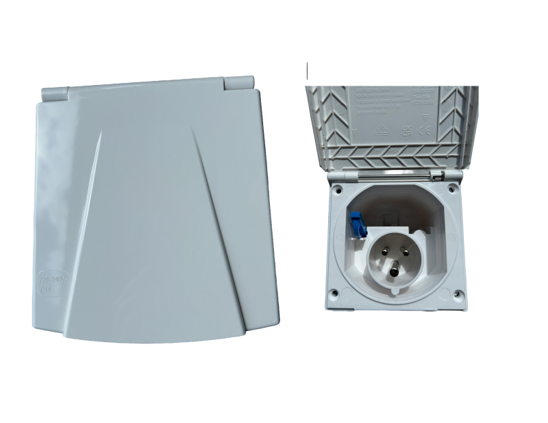 WHITE Flush Fitting Mains Inlet – New Flap