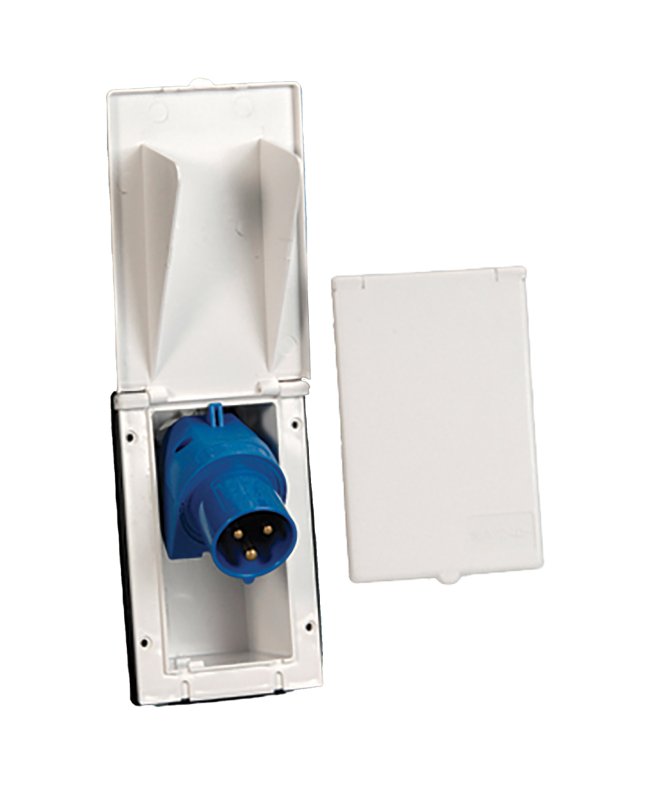 WHITE Rectangular Inlet (Flush Fitted)