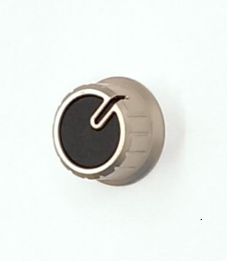 Thetford – Brushed Nickel/Black Cooker Knob