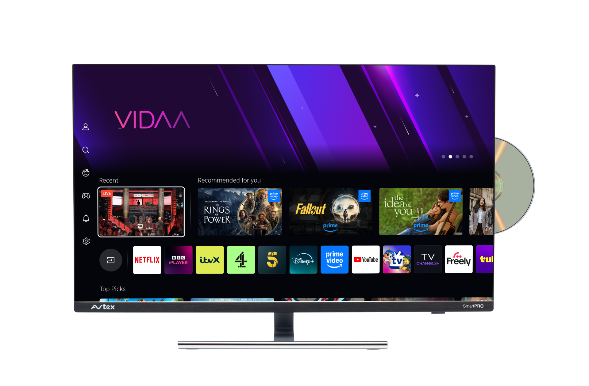 Avtex – SmartPro Freely FHD Camping TV with DVD